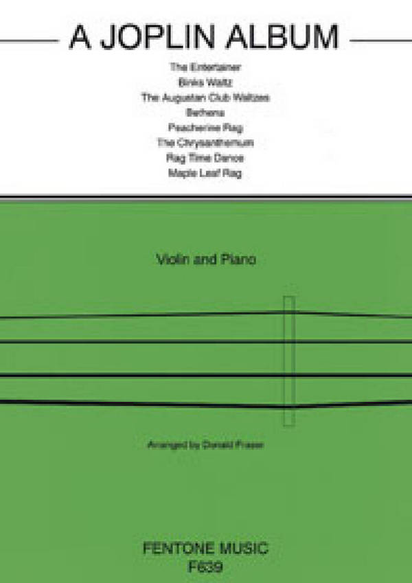 A Joplin Album  for violin and piano  