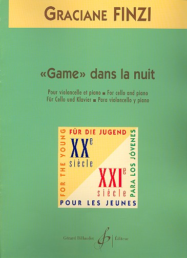 Game dans la nuit pour  violoncelle et piano  