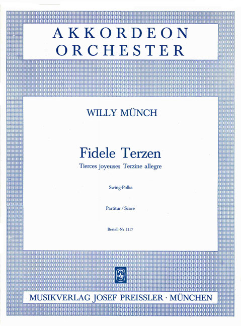 Fidele Terzen  für Akkordeonorchester  Partitur