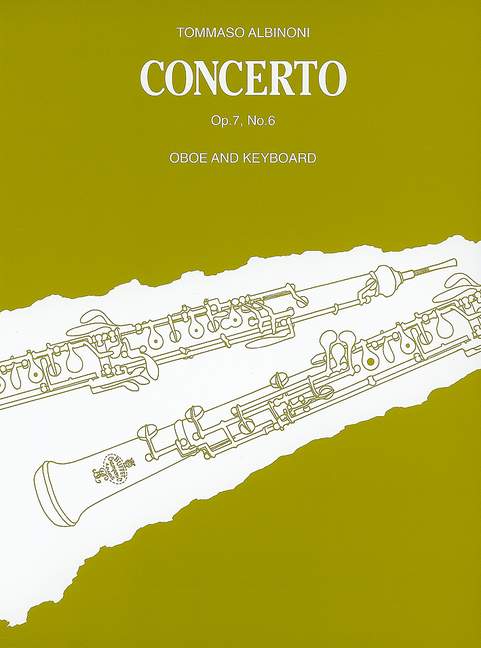 Concerto in Re op. 7/6&nbsp;&nbsp;für Oboe und Orchester&nbsp;&nbsp;Klavierauszug mit Solostimme