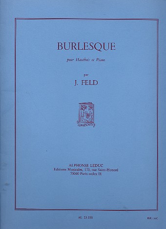 Burlesque pour hautbois et piano    