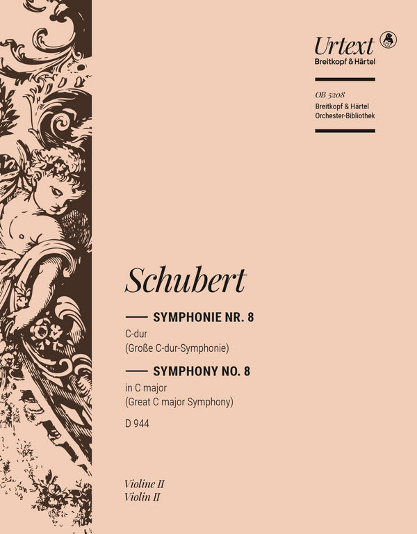 Sinfonie C-Dur Nr.8 D944&nbsp;&nbsp;für Orchester&nbsp;&nbsp;Violine 2