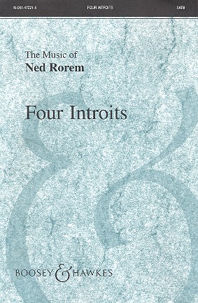 Four Introits  für gemischter Chor (SATB) und Klavier  Chorpartitur
