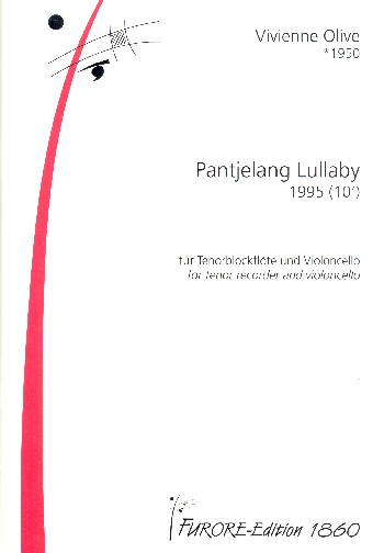 Pantjelang Lullaby für  Tenorblockflöte und  Violoncello  2 Spielpartituren