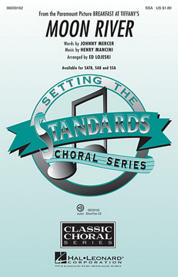 Moon River for female  chorus and piano  score