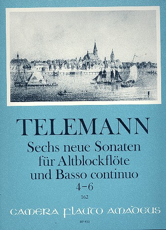 6 neue Sonaten Band 2 (Nr.4-6)&nbsp;&nbsp;für Altblockflöte und Bc&nbsp;&nbsp;