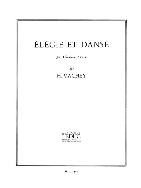 Elégie et danse pour  clarinette et piano  