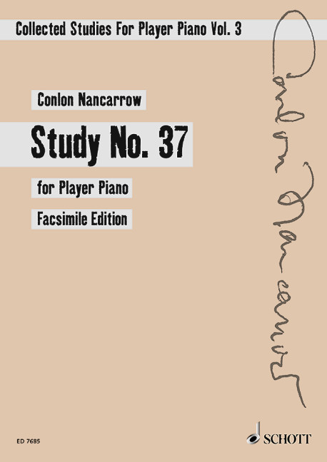 Studies for Player Piano Vol. 3&nbsp;&nbsp;für mechanisches Klavier&nbsp;&nbsp;