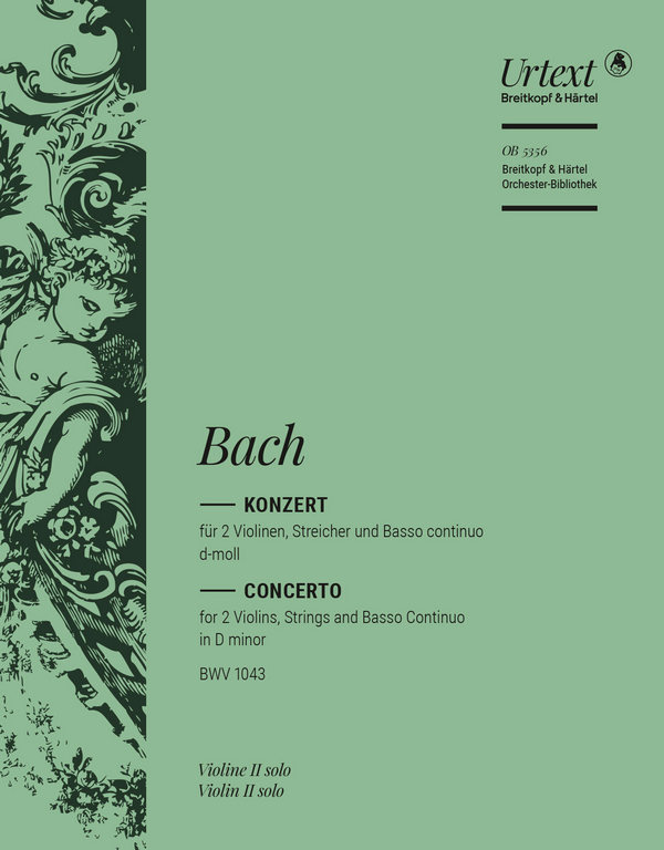 Konzert d-Moll BWV1043&nbsp;&nbsp;für 2 Violinen, Streicher und Bc&nbsp;&nbsp;Violine solo 2