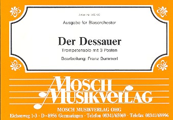 Der Dessauer  für Trompete und Blasorchester  