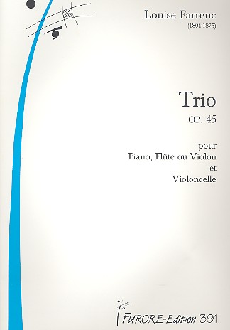 Trio op.45  für Klavier, Flöte (Violine) und Violoncello  Partitur und Stimmen
