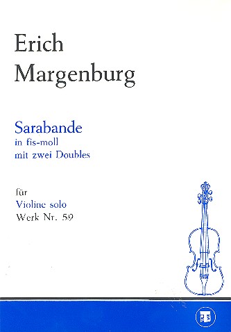 Sarabande fis-Moll mit 2 Variationen  für Violine  