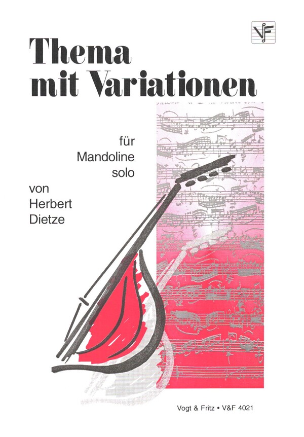 Thema mit Variationen  für Mandoline  