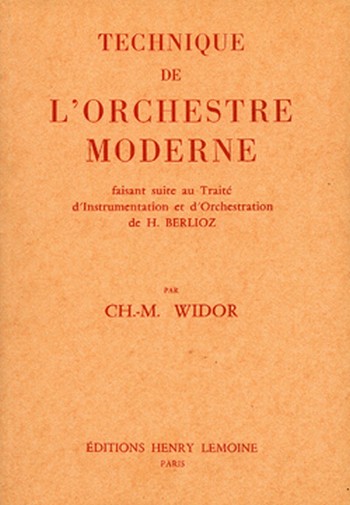 Technique de l'orchestre moderne&nbsp;&nbsp;&nbsp;&nbsp;