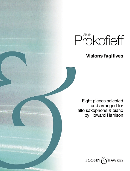 Visions fugitives op.22 8 pieces  for alto saxophone and piano  
