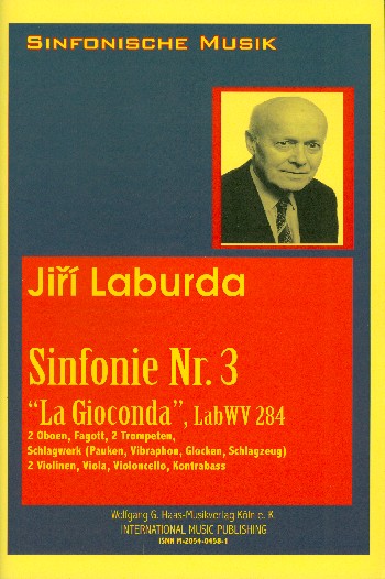 Sinfonie Nr.3 LABWV284  für Bläser, Streicher und Schlagwerk  Partitur und Stimmen