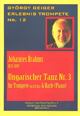 Ungarischer Tanz Nr.3 für&nbsp;&nbsp;Trompete und Harfe (Klavier)&nbsp;&nbsp;