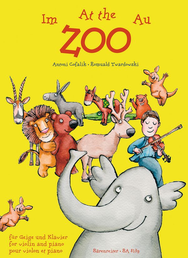 Im Zoo - 15 Stücke  für Violine und Klavier  