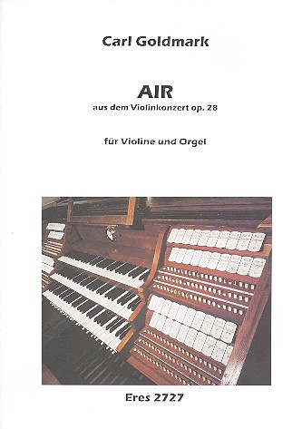 Air aus dem Violinkonzert op.28  für Violine und Orgel  