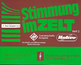 Stimmung im Zelt Band 3&nbsp;&nbsp;für Blasorchester&nbsp;&nbsp;Tenorsaxophon 1