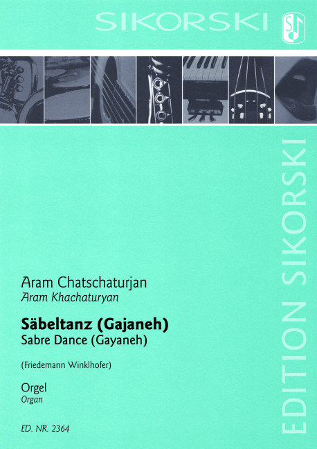 Säbeltanz&nbsp;&nbsp;für Orgel&nbsp;&nbsp;