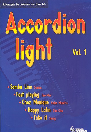 Accordion light 5 moderne  Titel für Akkordeon  