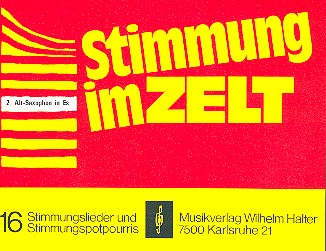 Stimmung im Zelt Band 1&nbsp;&nbsp;für Blasorchester&nbsp;&nbsp;Altsaxophon 2