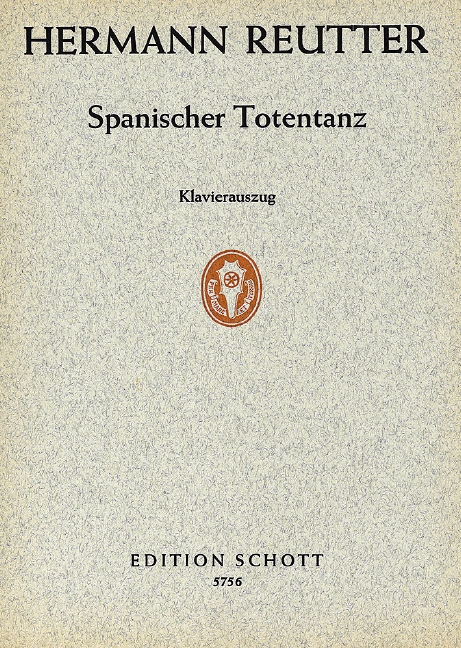Spanischer Totentanz&nbsp;&nbsp;für 2 mittlere Singstimmen und Orchester&nbsp;&nbsp;Klavierauszug