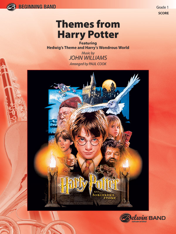 Themes from Harry Potter&nbsp;&nbsp;for concert band&nbsp;&nbsp;score and parts