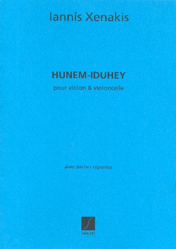 Hunem-Iduhey  pour violon et violoncelle  partition et parties