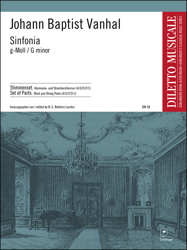 Sinfonia g-Moll&nbsp;&nbsp;für Orchester&nbsp;&nbsp;Stimmensatz (Harmonie und 4-3-2-2-1)