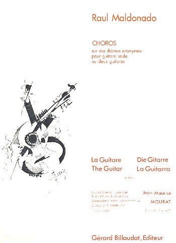 Chords sur des thèmes anonymes&nbsp;&nbsp;pour guitare seule (2 guitares)&nbsp;&nbsp;