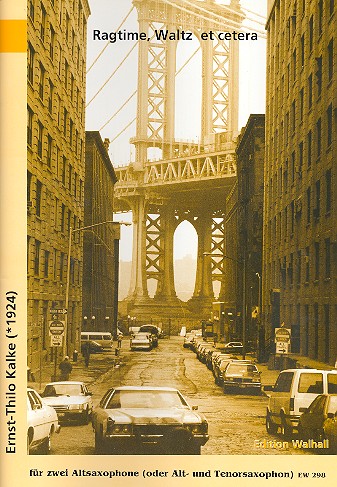 Ragtime Waltz et cetera&nbsp;&nbsp;für 2 Altsaxophone (Tenorsax/Altsax)&nbsp;&nbsp;Partitur und Stimmen
