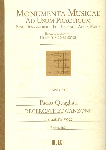 Recertate et canzone&nbsp;&nbsp;a 4 voce (SATB)&nbsp;&nbsp;