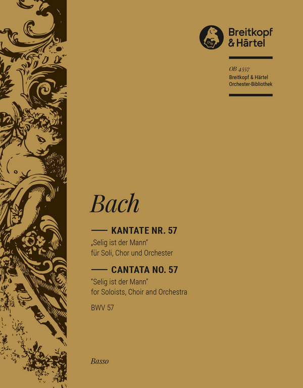 Selig ist der Mann&nbsp;&nbsp;Kantate Nr.57 BWV57&nbsp;&nbsp;Violoncello / Kontrabass