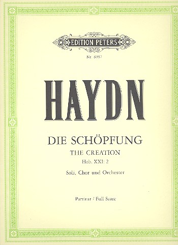 Die Schöpfung Hob. XXI:2  für Soli, Chor und Orchester  Partitur