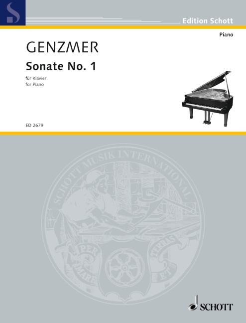 Sonate Nr .1 GeWV 368  für Klavier  