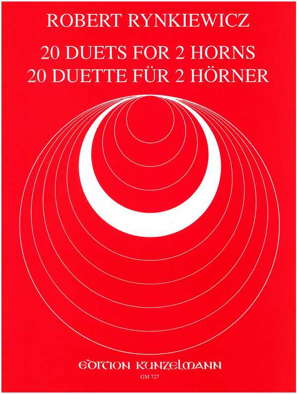 20 Duette  für 2 Hörner  Spielpartitur