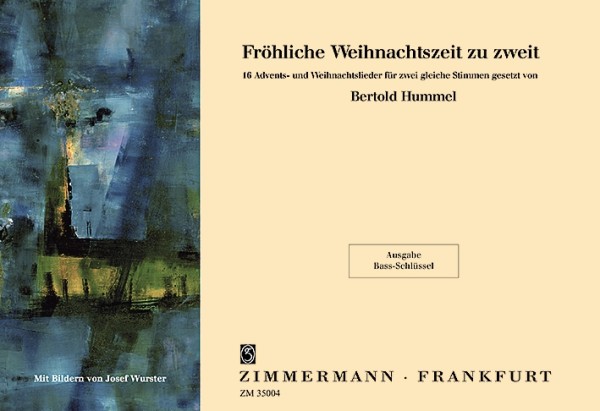 Fröhliche Weihnachtszeit zu zweit&nbsp;&nbsp;für 2 gleiche Stimmen&nbsp;&nbsp;Ausgabe mit Bassschlüssel