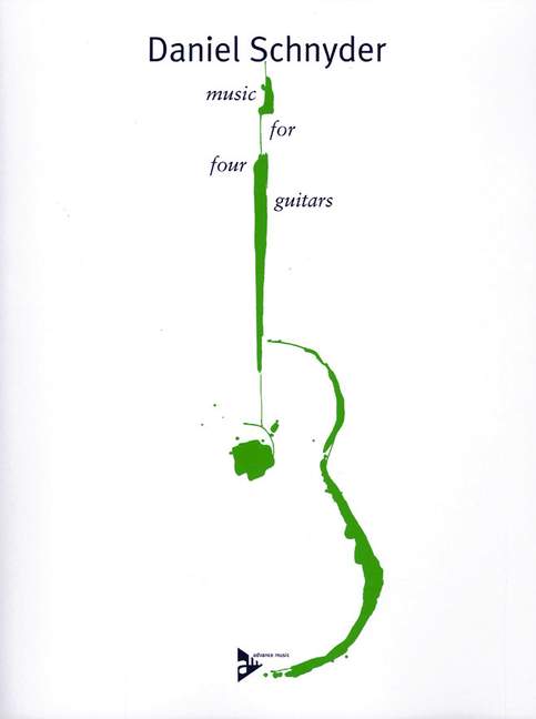 Music&nbsp;&nbsp;for 4 Guitars&nbsp;&nbsp;score and parts