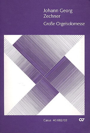 Grosse Orgelsolomesse für  Soli (SATB), gem Chor, Orgel  und Orchester,  Klavierauszug