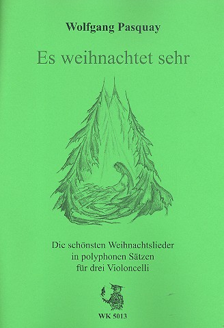 Es weihnachtet sehr  für 3 Violoncelli  Spielpartitur