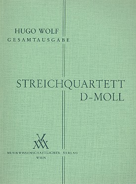 Streichquartett d-Moll  für Streichquartett  Studienpartitur