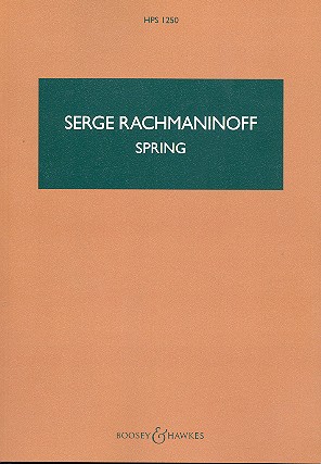 Der Frühling op. 20 HPS 1250  für Bariton, Chor und Orchester  Studienpartitur