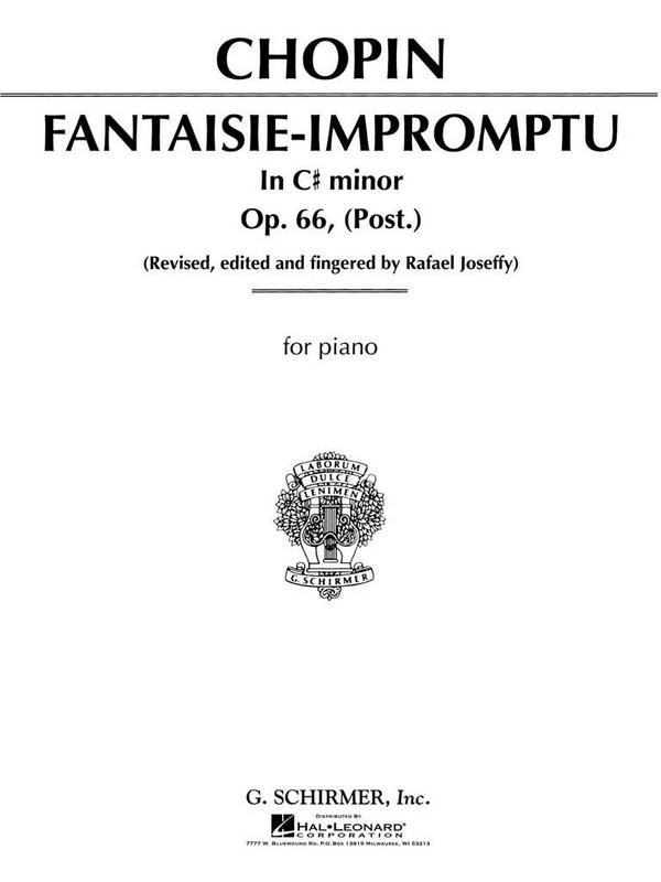 Fantasie-Impromptu cis-Moll op.66  für Klavier  