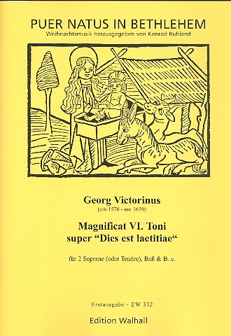 Magnificat vi. toni super&nbsp;&nbsp;für 2 Soprane, Bass und Bc&nbsp;&nbsp;Partitur und Stimmen