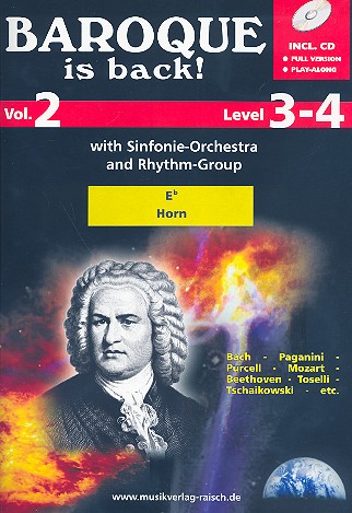 Baroque is back vol.2 (+CD)  für 1-2 Hörner in Es  