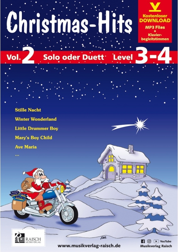 Christmas Hits vol.2 (+Online Audio)  Bariton in C Bassschlüssel  