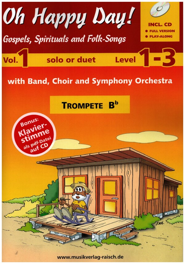 Oh happy Day! vol.1 (+2 CD's)  für 1-2 Trompeten in B  