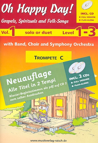 Oh happy Day vol.1 (+2 CD's)  für 1-2 Trompeten in C  
